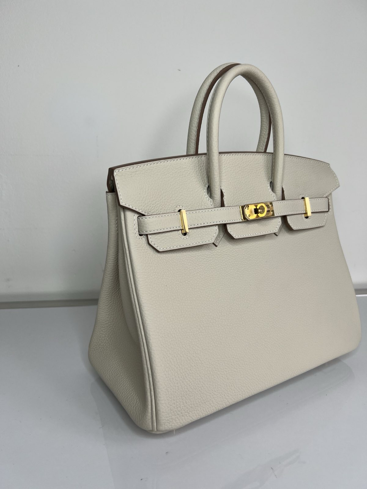 СУМКА HERMES BIRKIN 25 ручная работа детальное фото