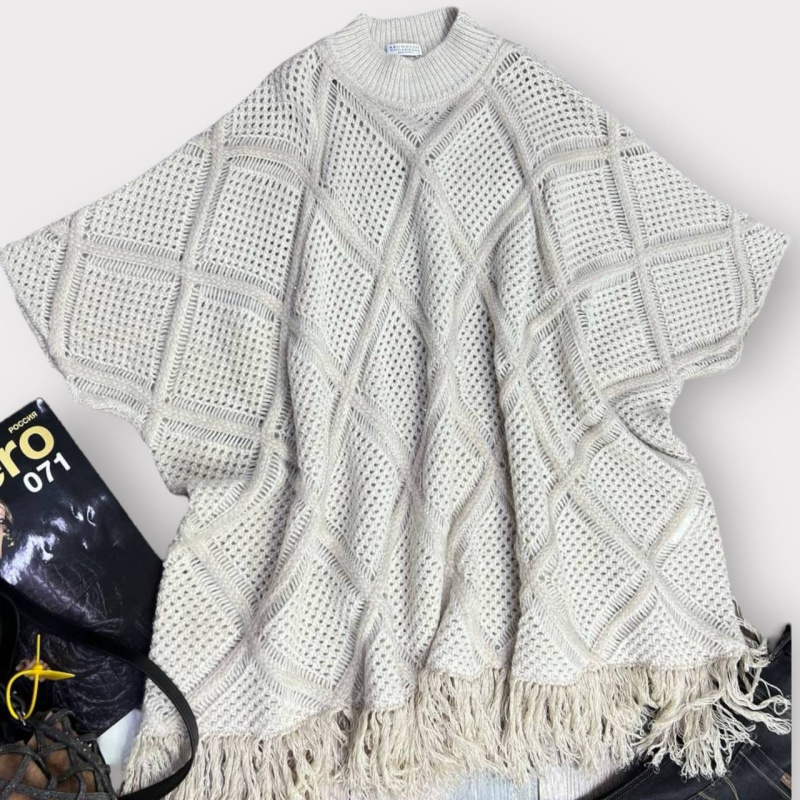 ПОНЧО BRUNELLO CUCINELLI фото