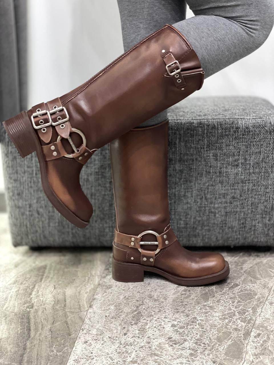 САПОГИ MIU MIU детальное фото