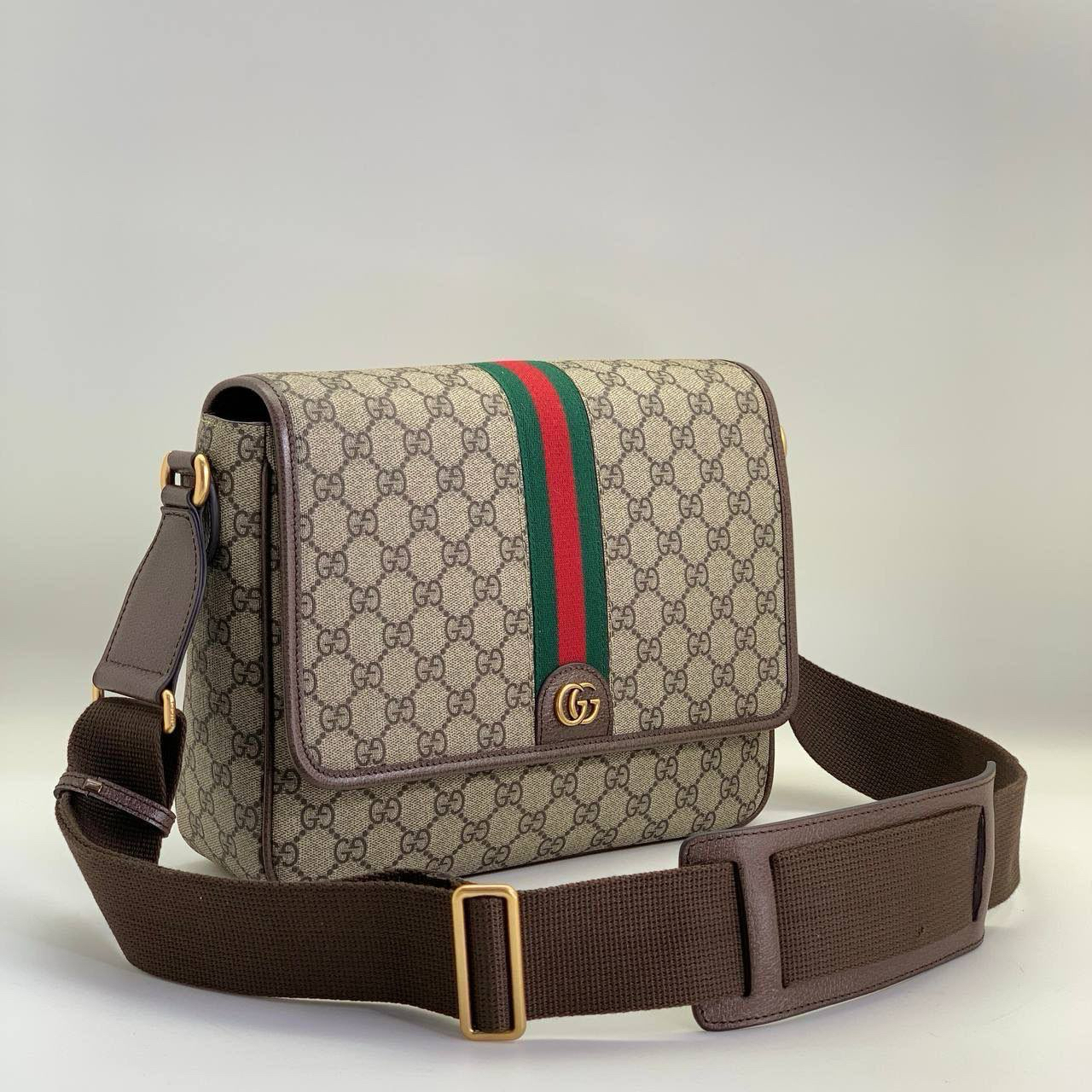 МУЖСКАЯ СУМКА МЕССЕНДЖЕР GUCCI детальное фото