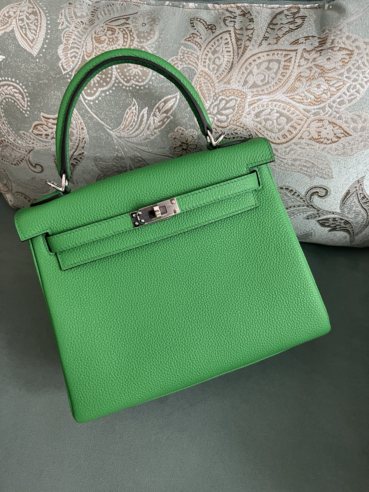 СУМКА HERMES KELLY 25 ручная работа детальное фото