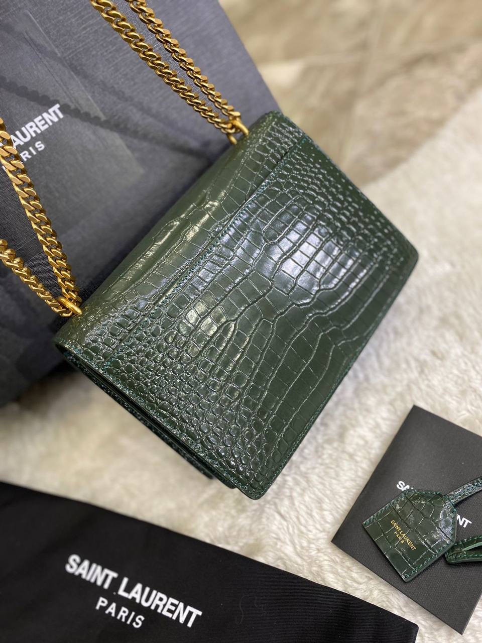 СУМКА SAINT LAURENT SUNSET MEDIUM детальное фото