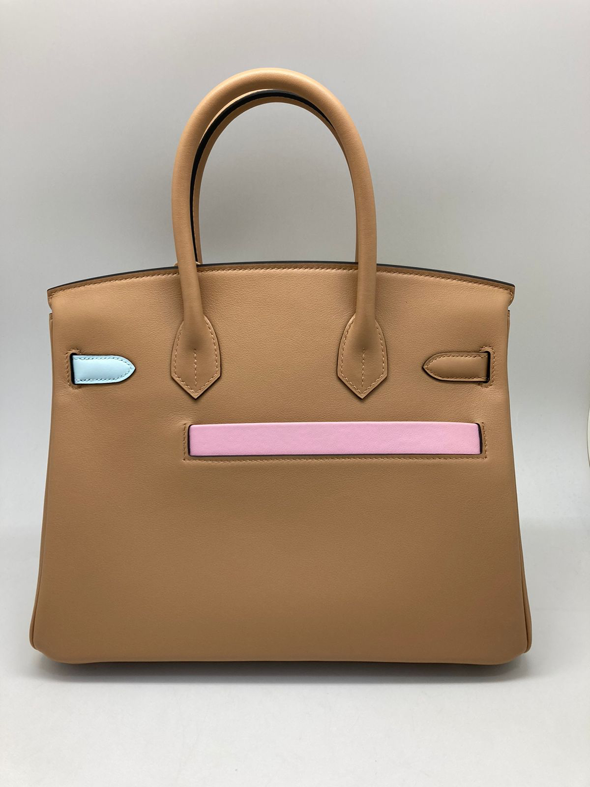 СУМКА HERMES BIRKIN 30 ручная работа детальное фото