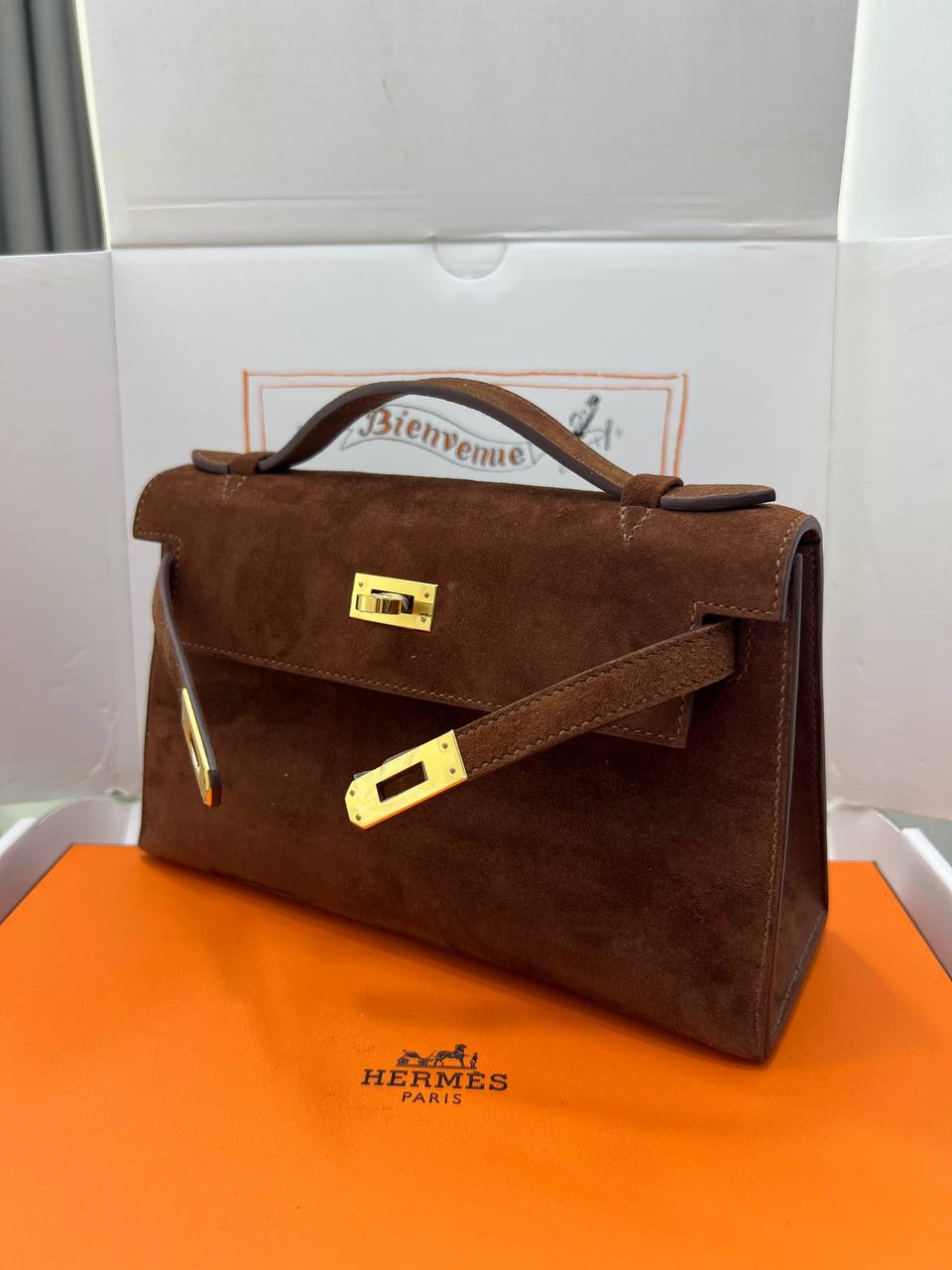 СУМКА HERMES KELLY POCHETTE детальное фото