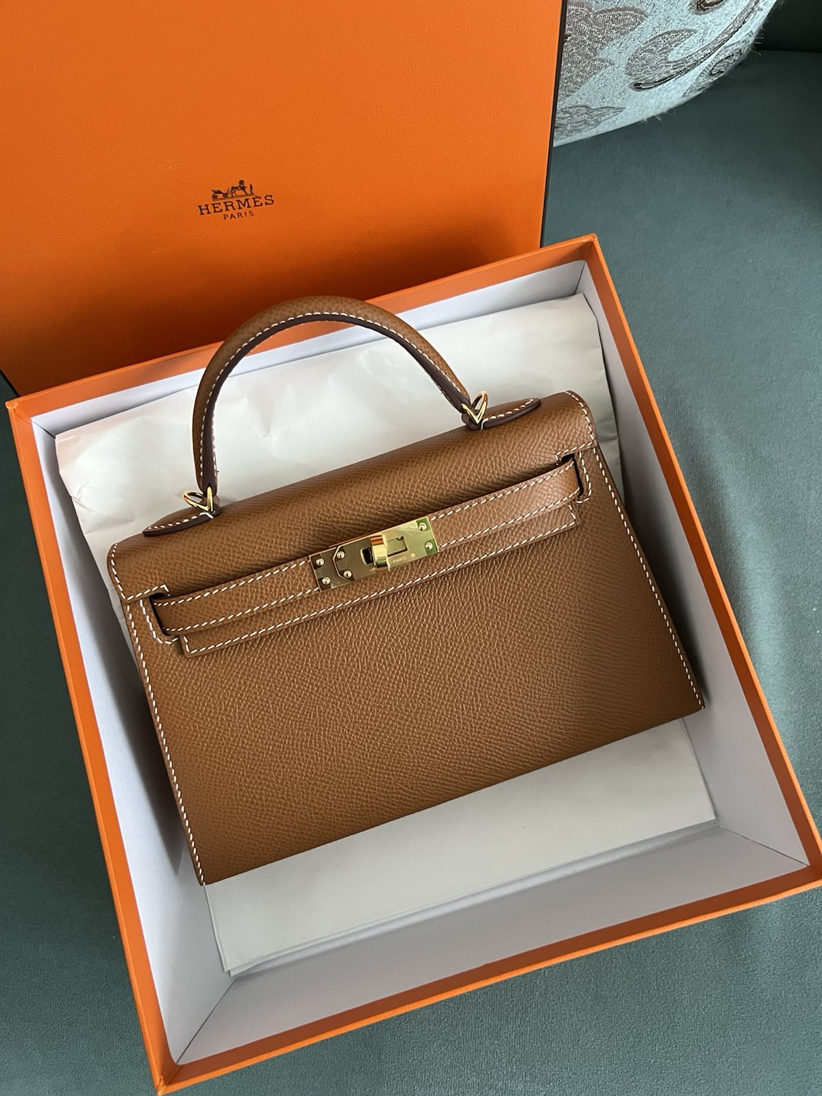СУМКА HERMES KELLY 20 MINI детальное фото
