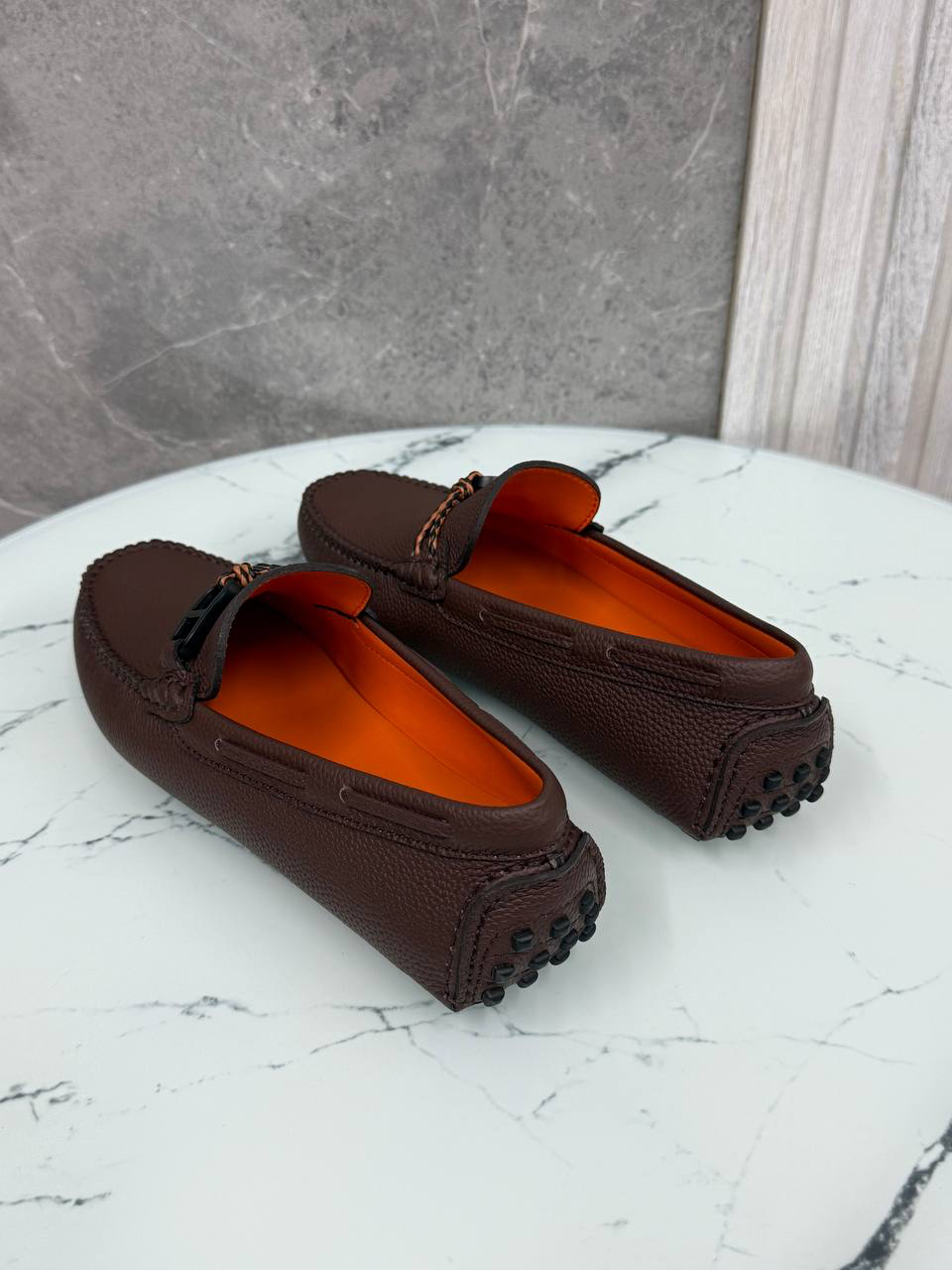 МУЖСКИЕ МОКАСИНЫ HERMES детальное фото