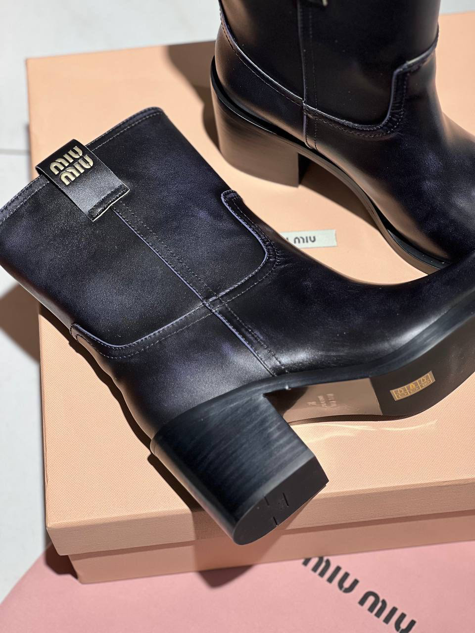 БОТИЛЬОНЫ MIU MIU детальное фото