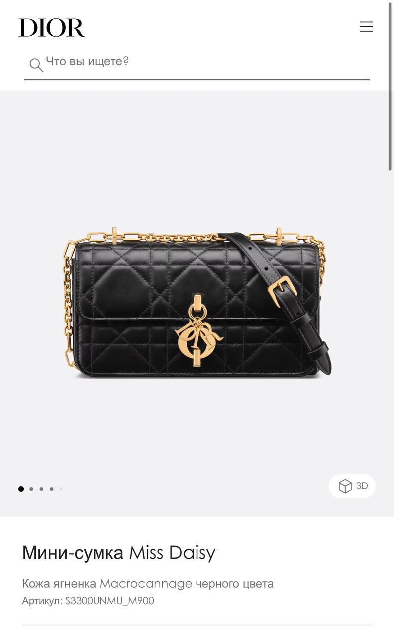 СУМКА CHRISTIAN DIOR детальное фото