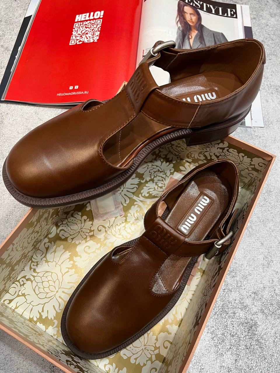ТУФЛИ MIU MIU детальное фото