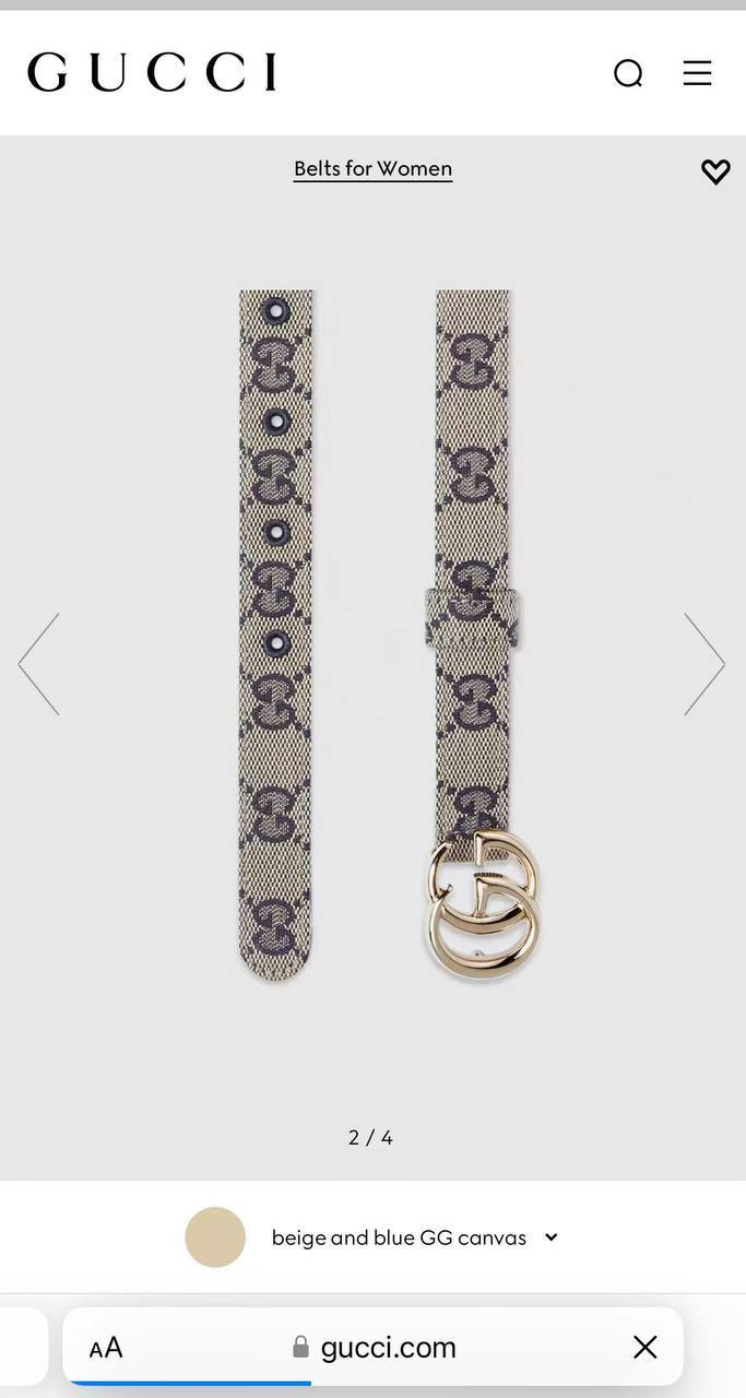 ЖЕНСКИЙ РЕМЕНЬ GUCCI детальное фото