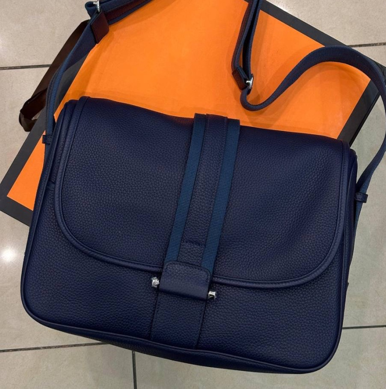 МУЖСКАЯ СУМКА МЕССЕНДЖЕР HERMES фото