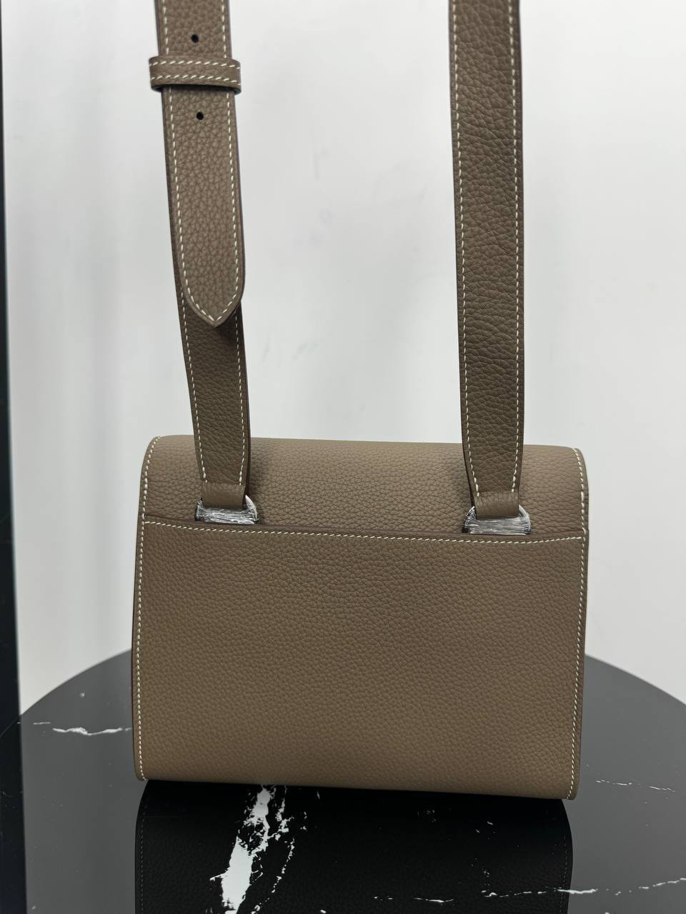 МУЖСКАЯ СУМКА МЕССЕНДЖЕР HERMES детальное фото