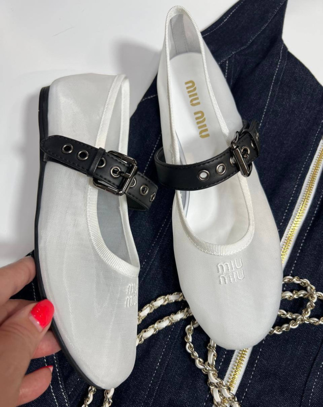БАЛЕТКИ MIU MIU фото