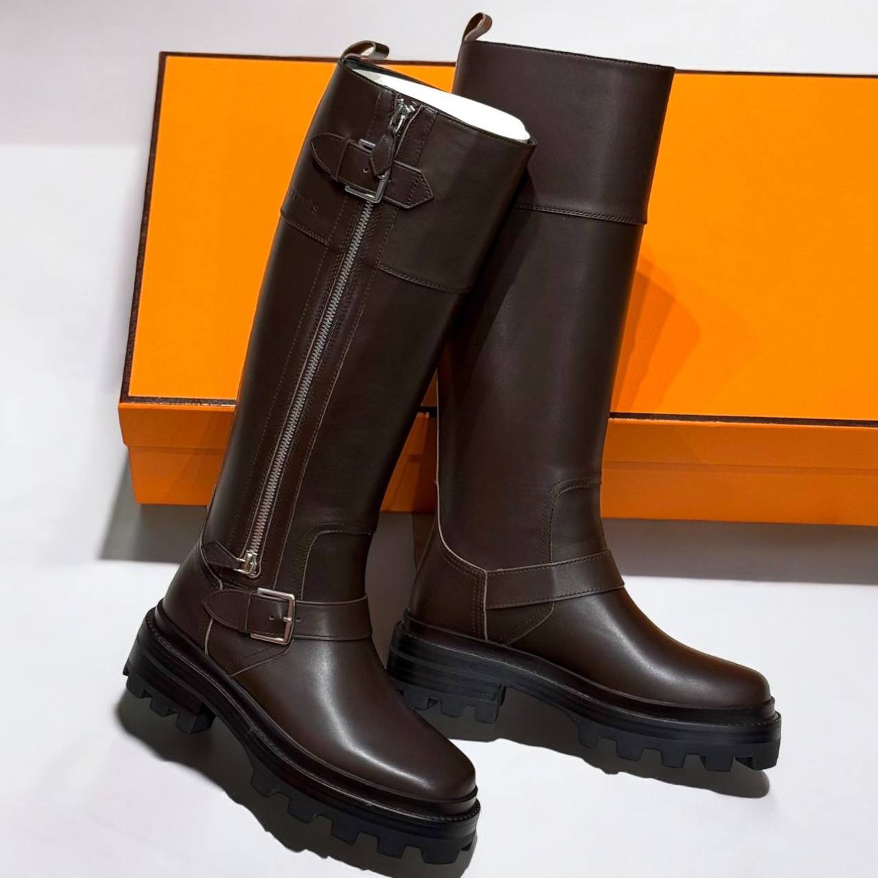 САПОГИ HERMES детальное фото