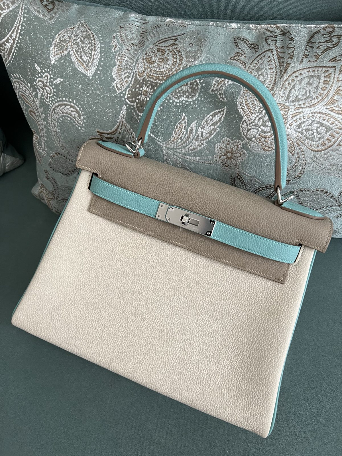 СУМКА HERMES KELLY 28 ручная работа детальное фото
