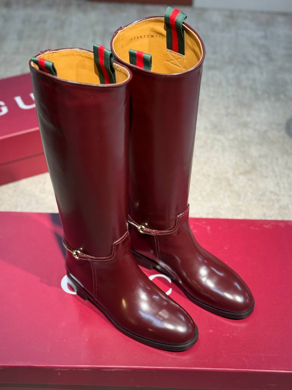 САПОГИ GUCCI детальное фото