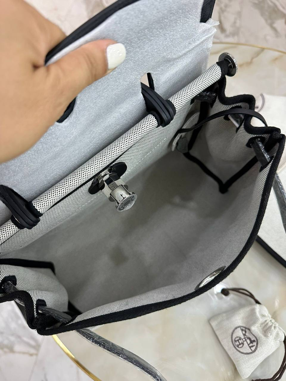 СУМКА HERMES HERBAG ZIP детальное фото