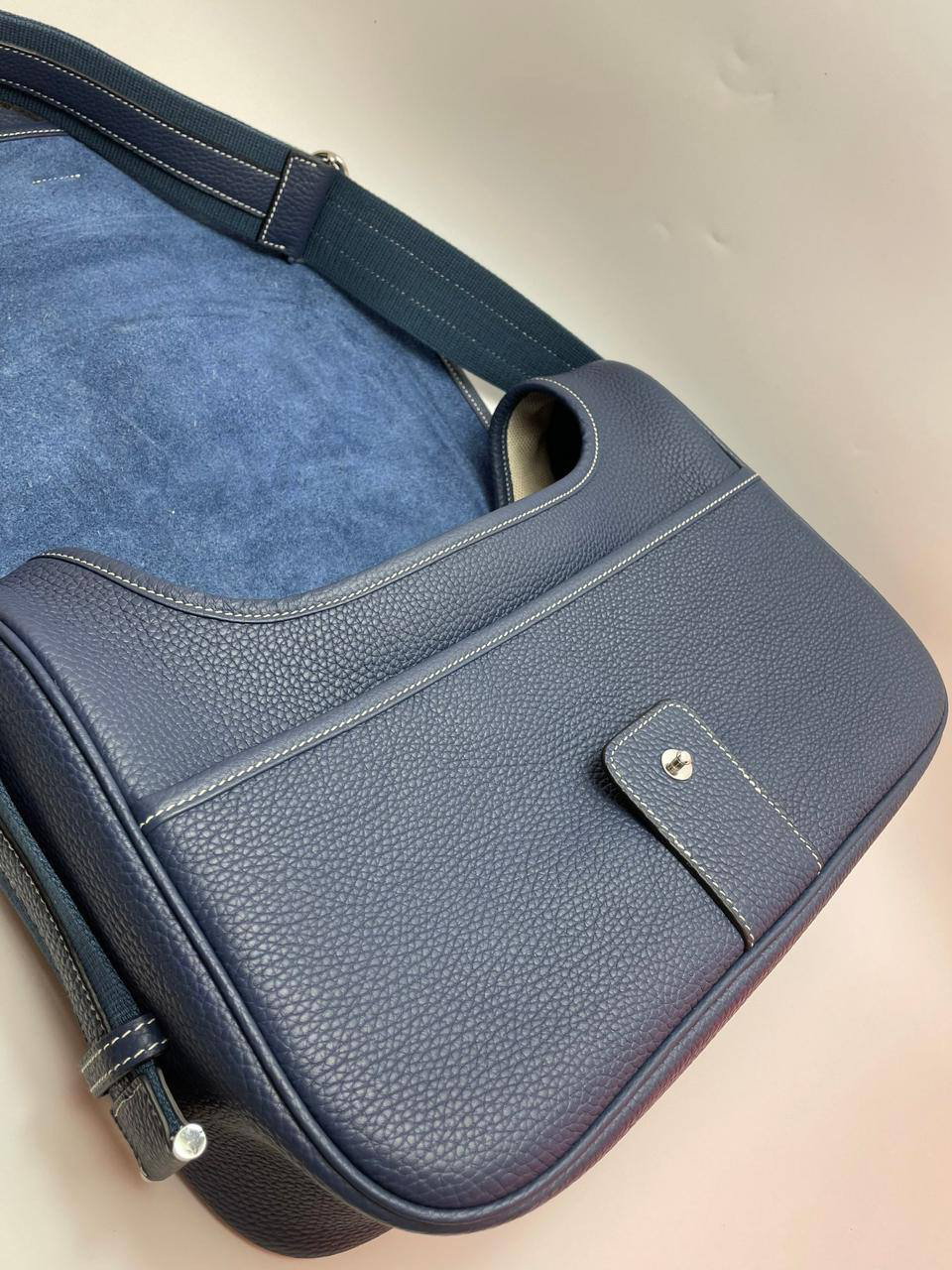 МУЖСКАЯ СУМКА МЕССЕНДЖЕР HERMES детальное фото