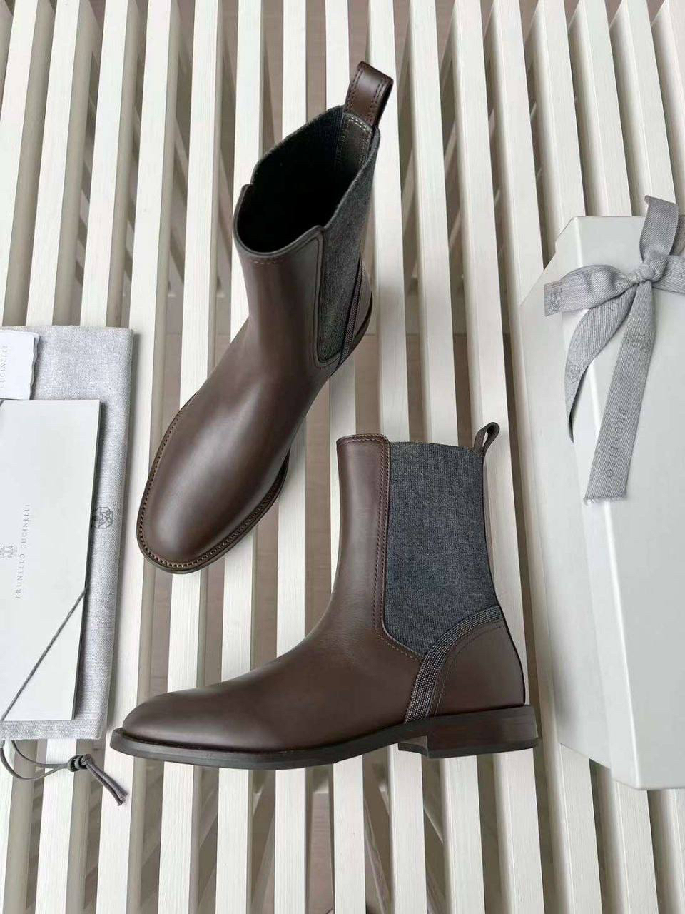 БОТИНКИ BRUNELLO CUCINELLI детальное фото