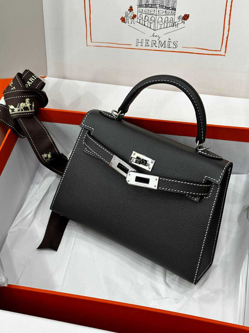 СУМКА HERMES KELLY MINI 20 детальное фото