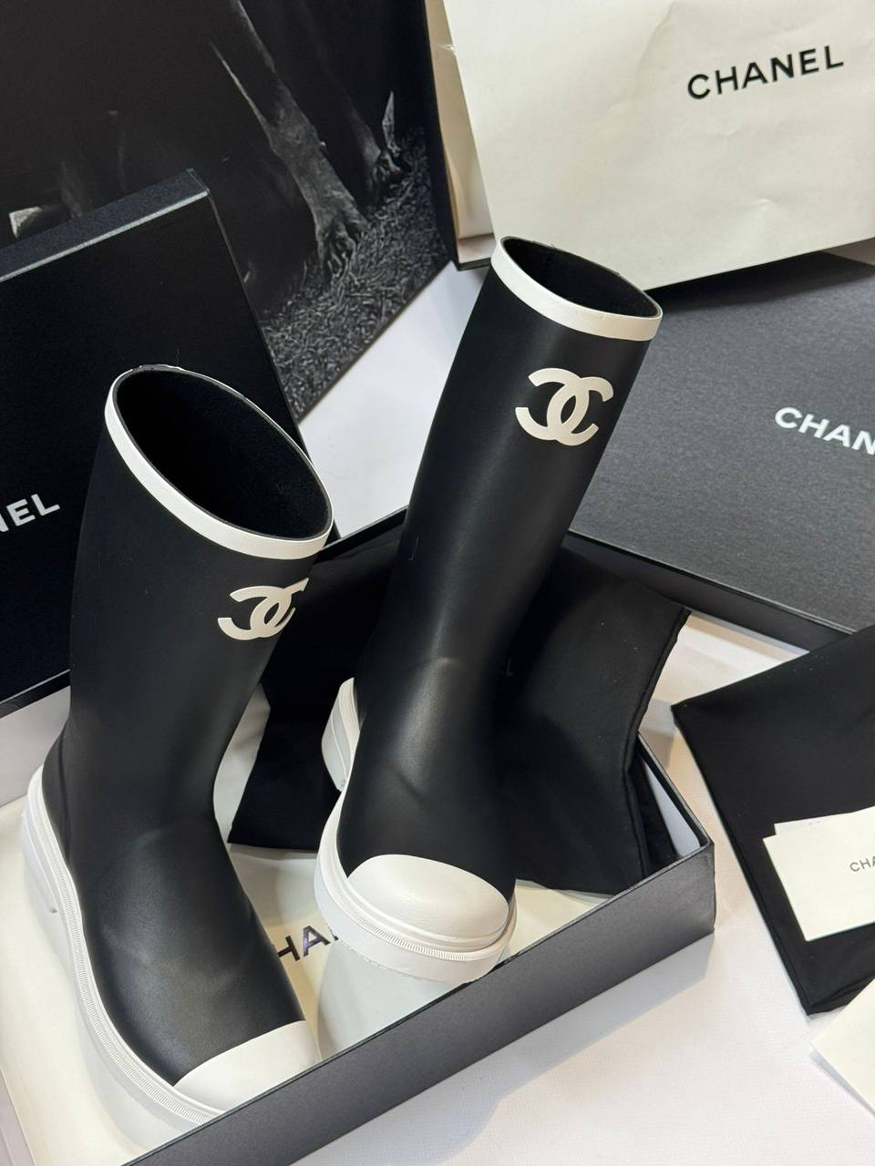 САПОГИ CHANEL детальное фото