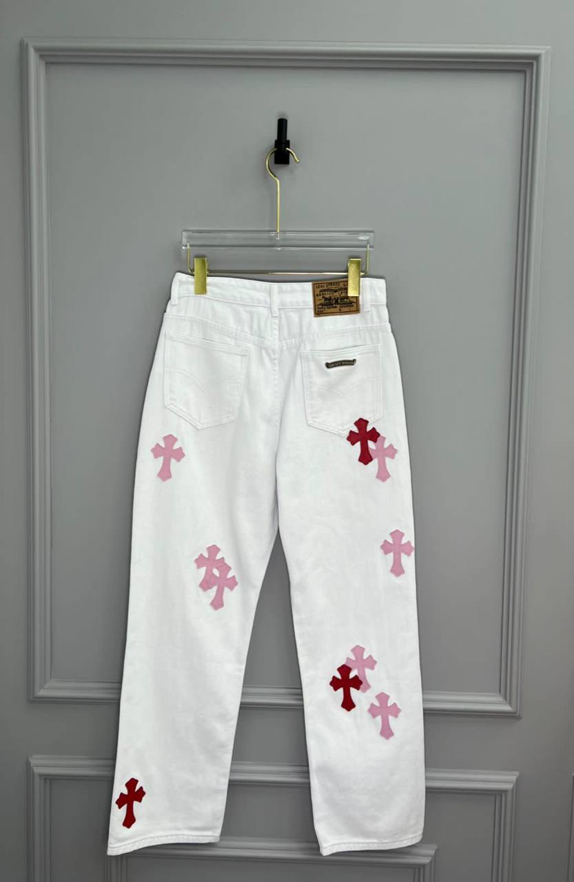 ДЖИНСЫ CHROME HEARTS детальное фото