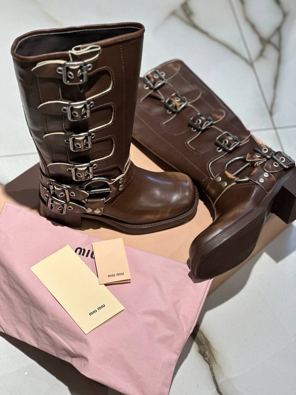 САПОГИ MIU MIU детальное фото
