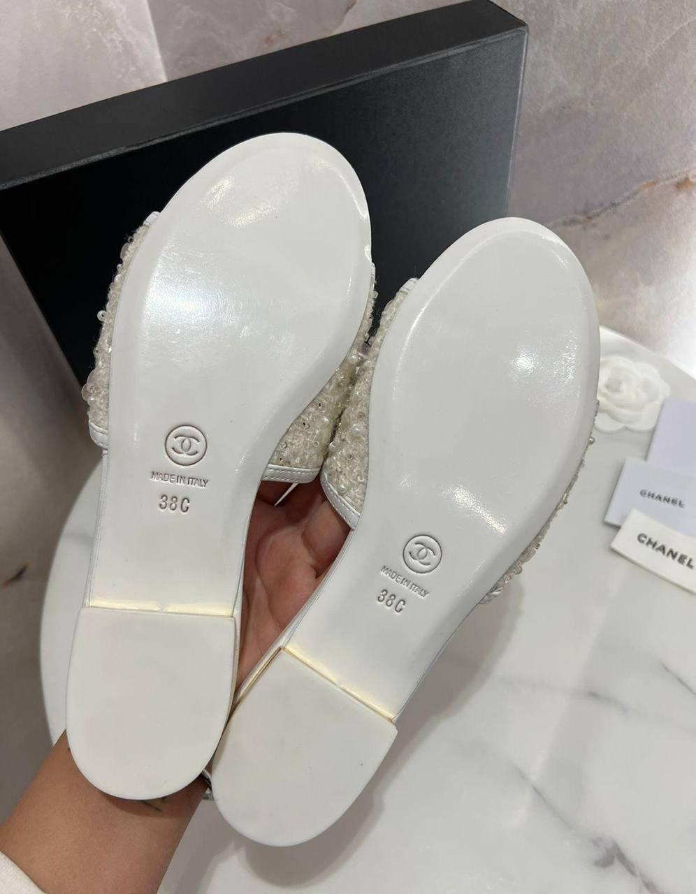 ШЛЕПКИ CHANEL детальное фото