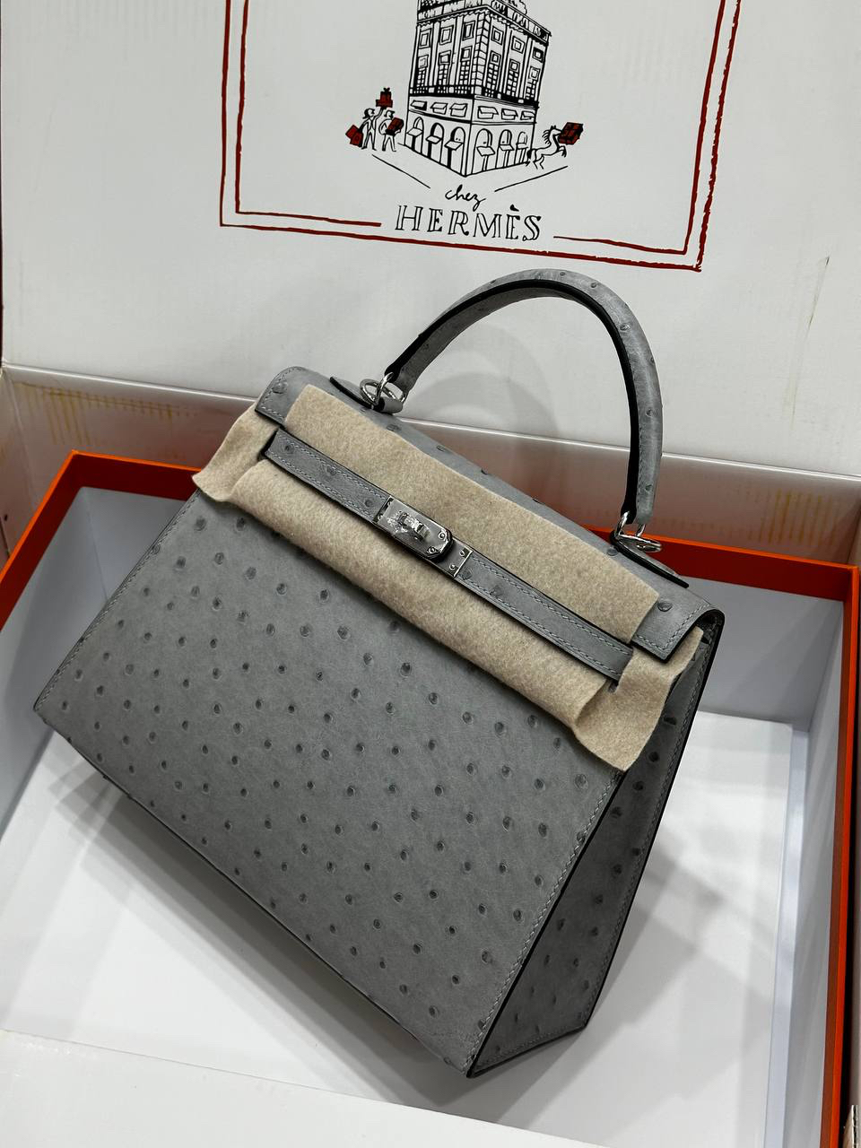 СУМКА HERMES KELLY 25 детальное фото