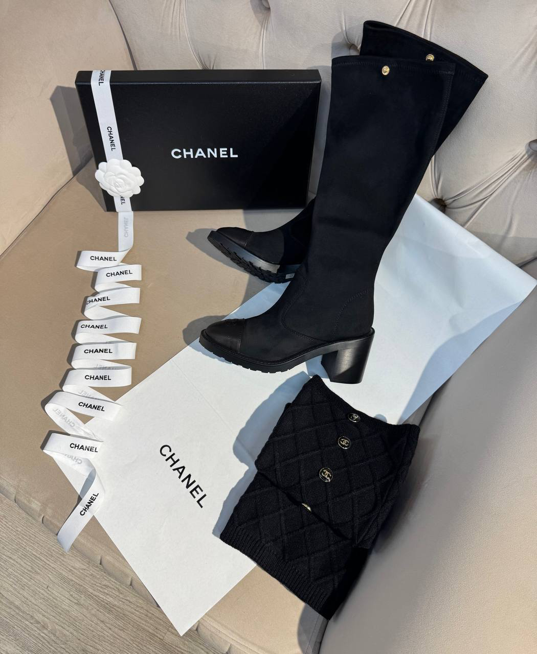 САПОГИ CHANEL детальное фото