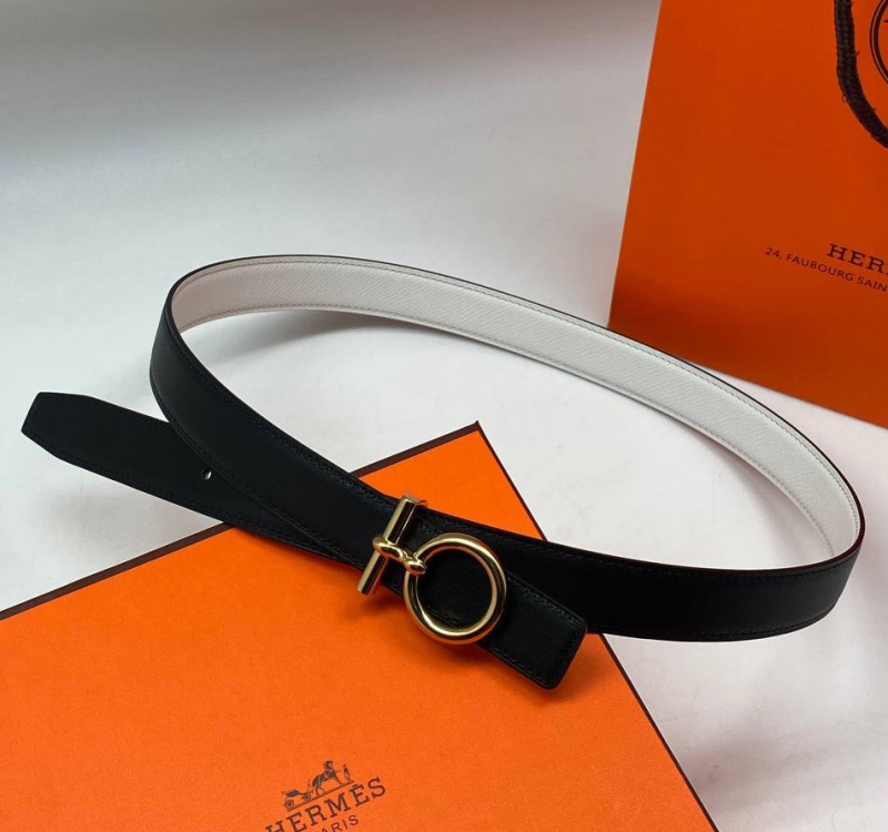 ЖЕНСКИЙ РЕМЕНЬ ДВУХСТОРОННИЙ HERMES фото