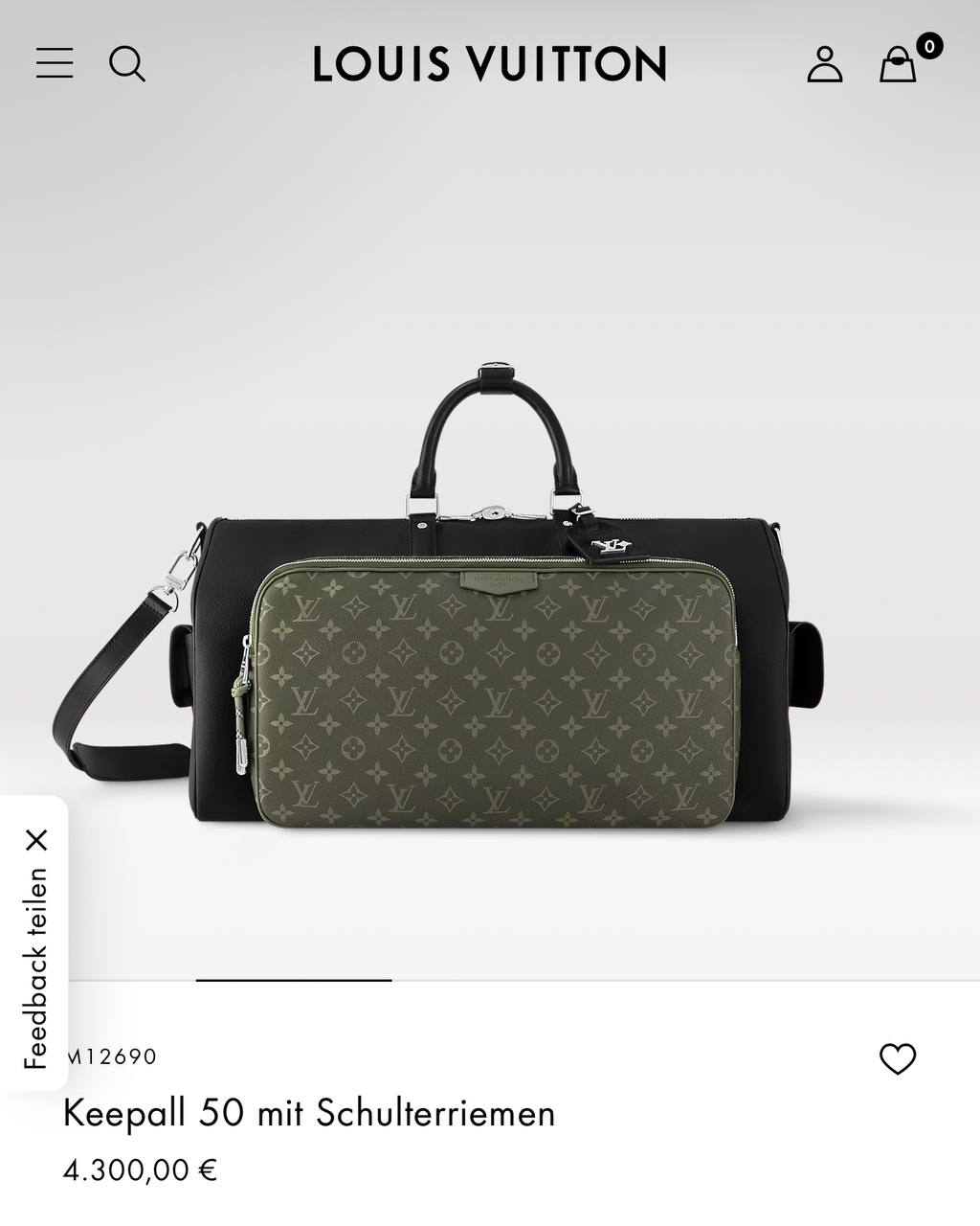 ДОРОЖНАЯ СУМКА LOUIS VUITTON детальное фото