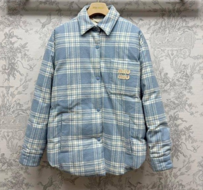 РУБАШКА УТЕПЛЕННАЯ MIU MIU фото