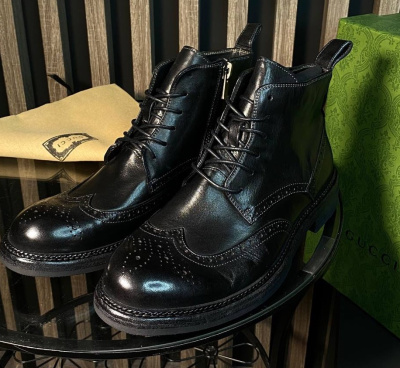 МУЖСКИЕ БОТИНКИ GUCCI фото