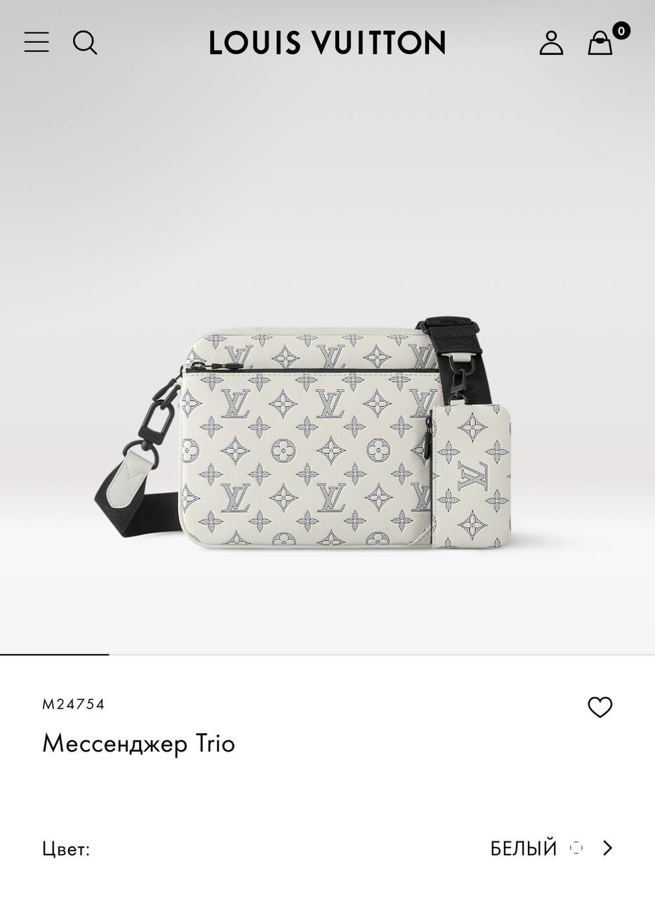 МУЖСКАЯ СУМКА МЕССЕНДЖЕР LOUIS VUITTON детальное фото