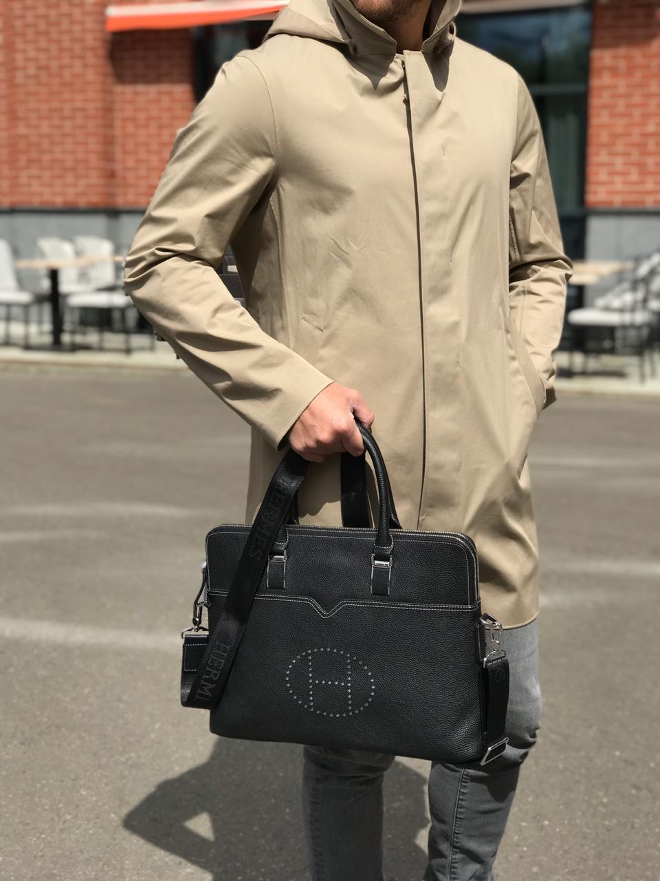 МУЖСКОЙ ПОРТФЕЛЬ HERMES детальное фото