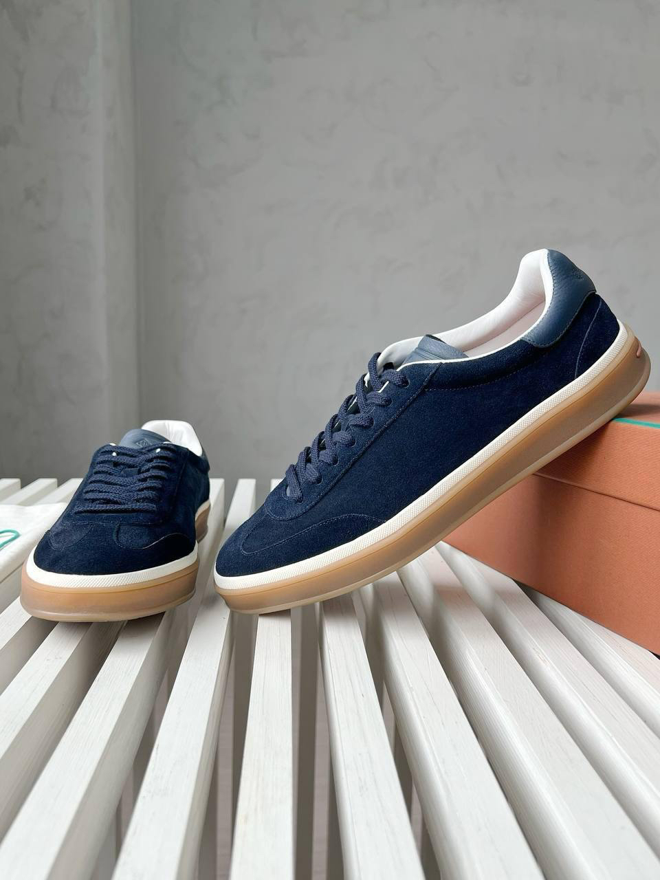 МУЖСКИЕ КЕДЫ LORO PIANA детальное фото