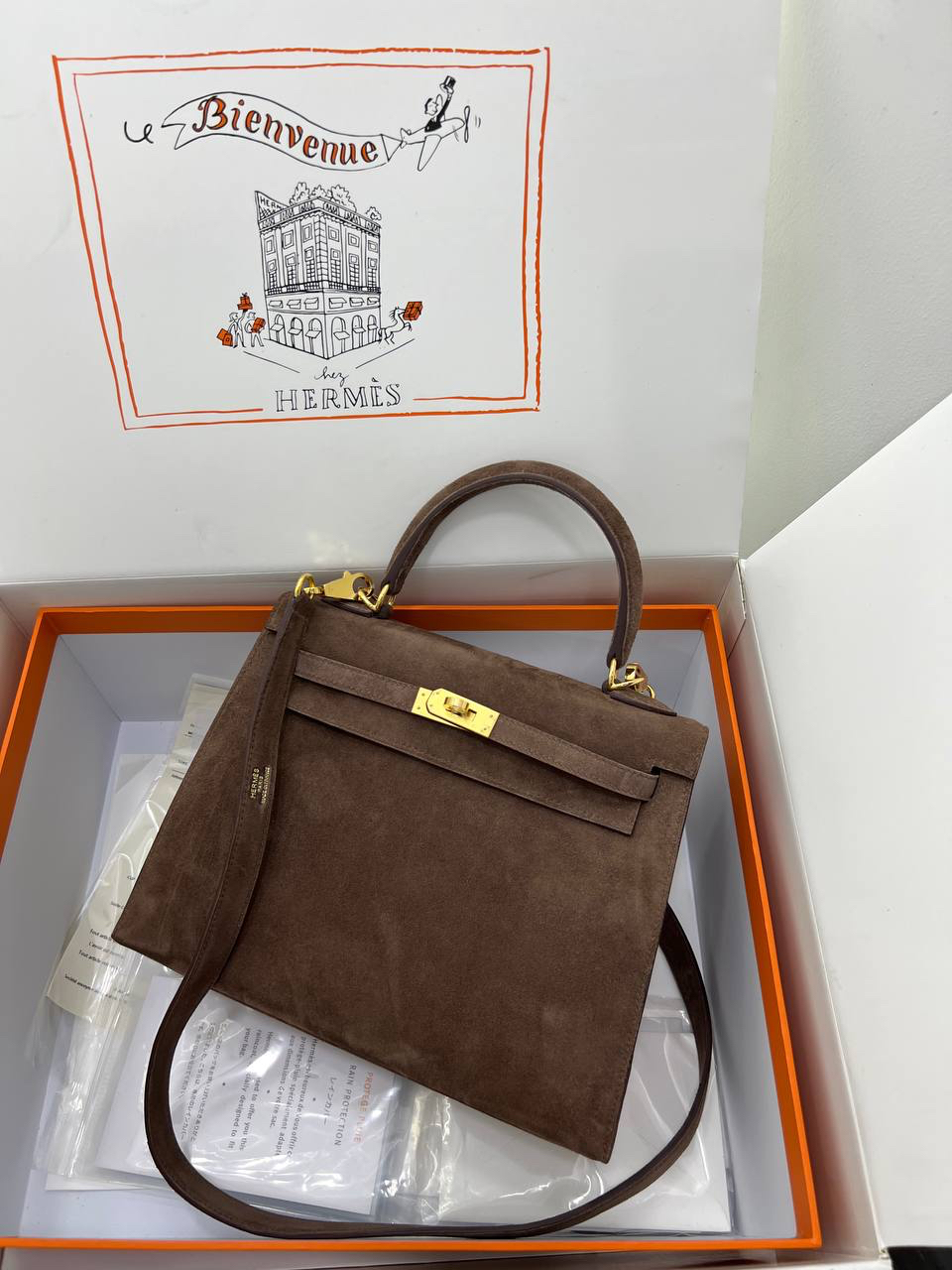 СУМКА HERMES KELLY 25 детальное фото