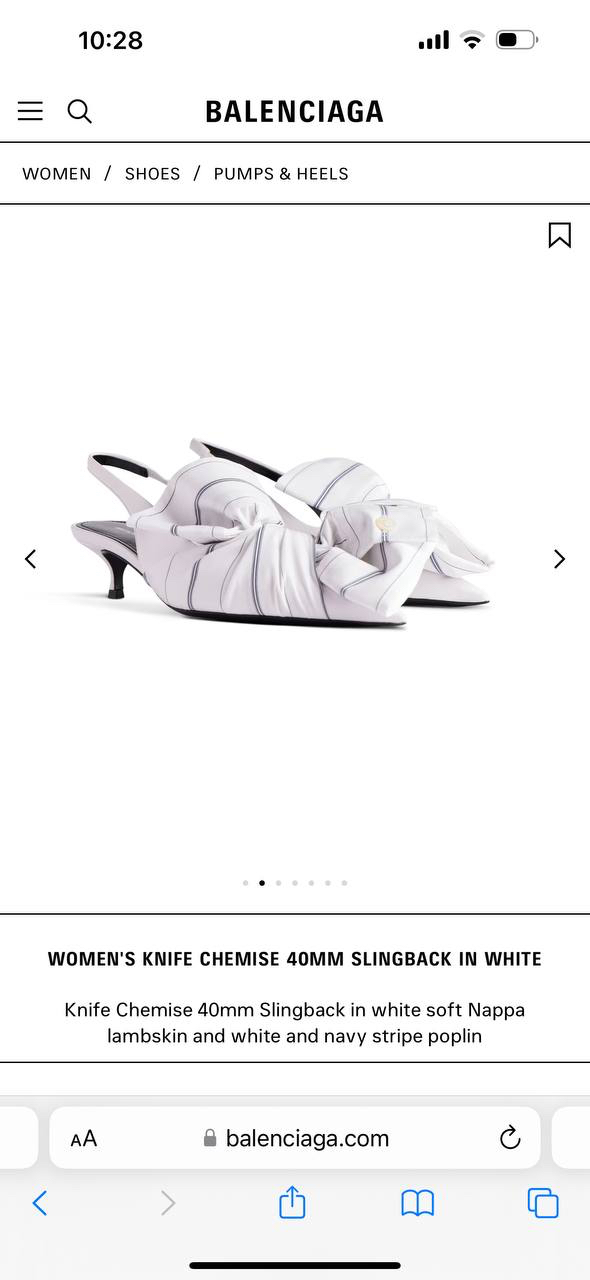 ТУФЛИ BALENCIAGA детальное фото