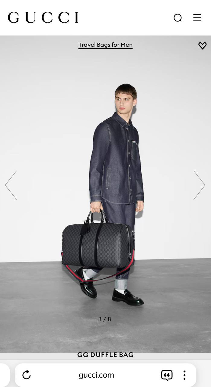 ДОРОЖНАЯ СУМКА GUCCI детальное фото