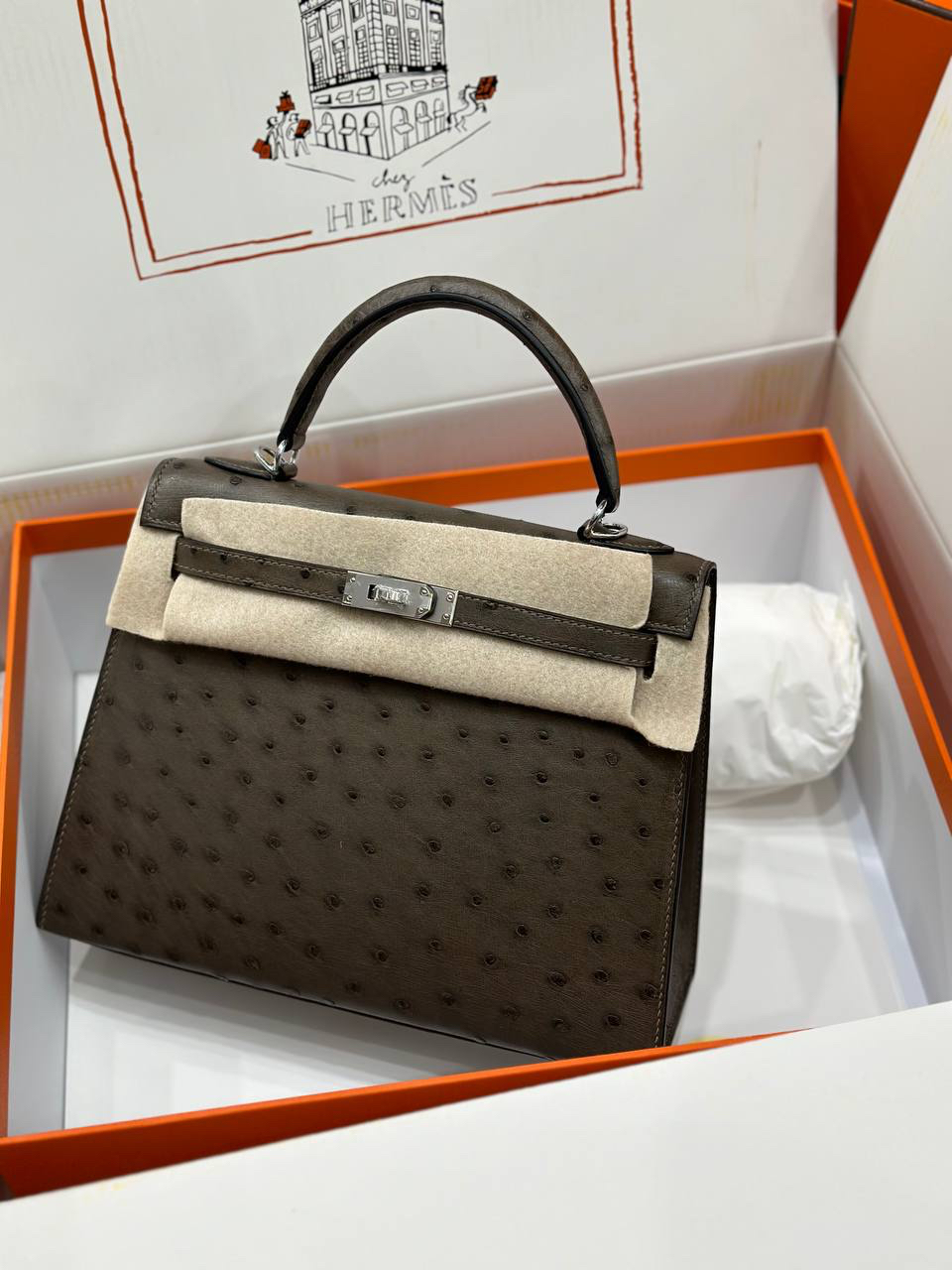 СУМКА HERMES KELLY 25 детальное фото