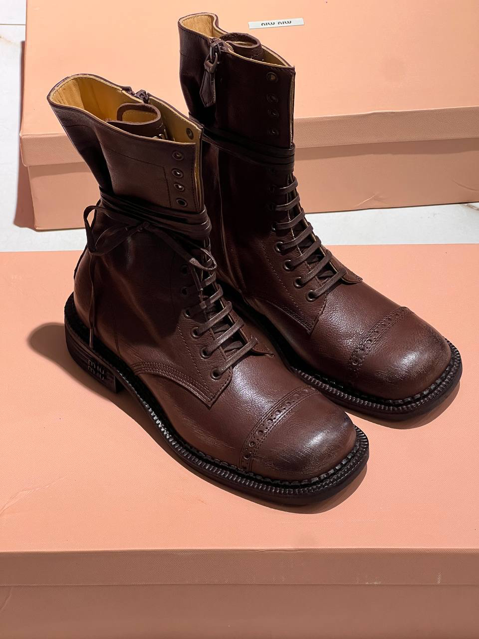 БОТИНКИ MIU MIU детальное фото