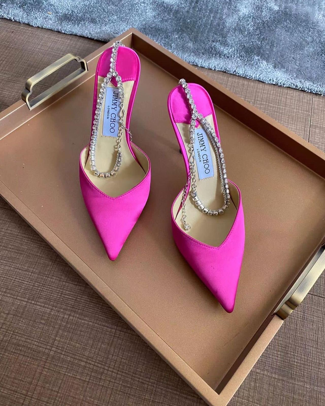 БОСОНОЖКИ JIMMY CHOO детальное фото