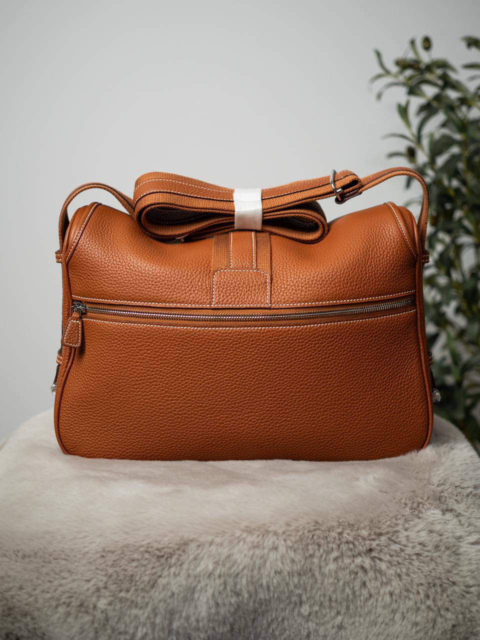 МУЖСКАЯ СУМКА МЕССЕНДЖЕР HERMES детальное фото