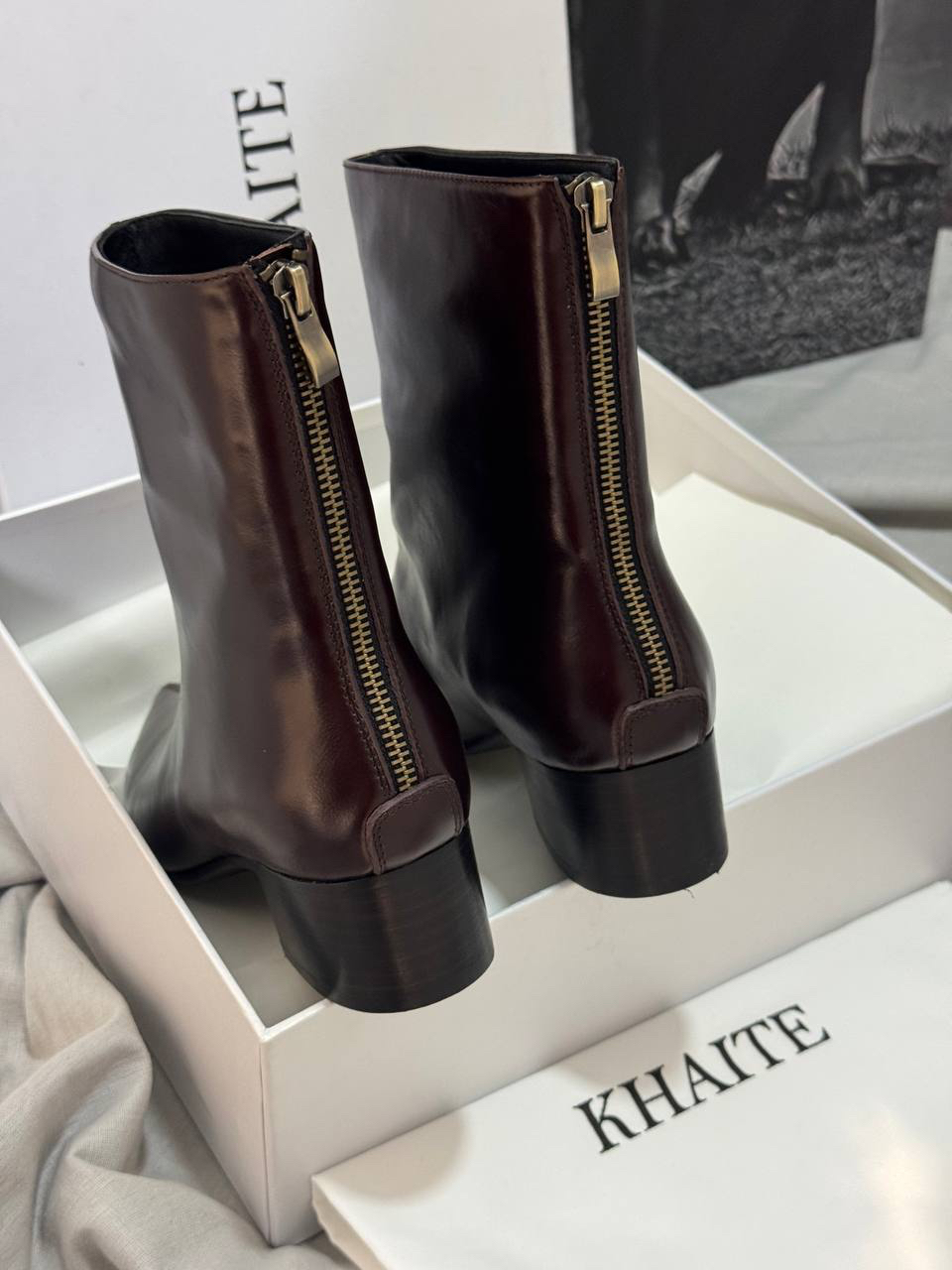 БОТИЛЬОНЫ KHAITE детальное фото