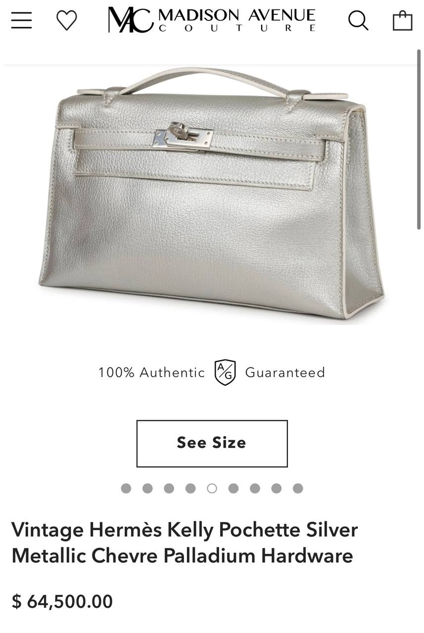 СУМКА HERMES KELLY POCHETTE детальное фото