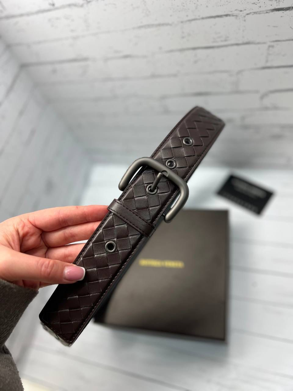 РЕМЕНЬ BOTTEGA VENETA детальное фото