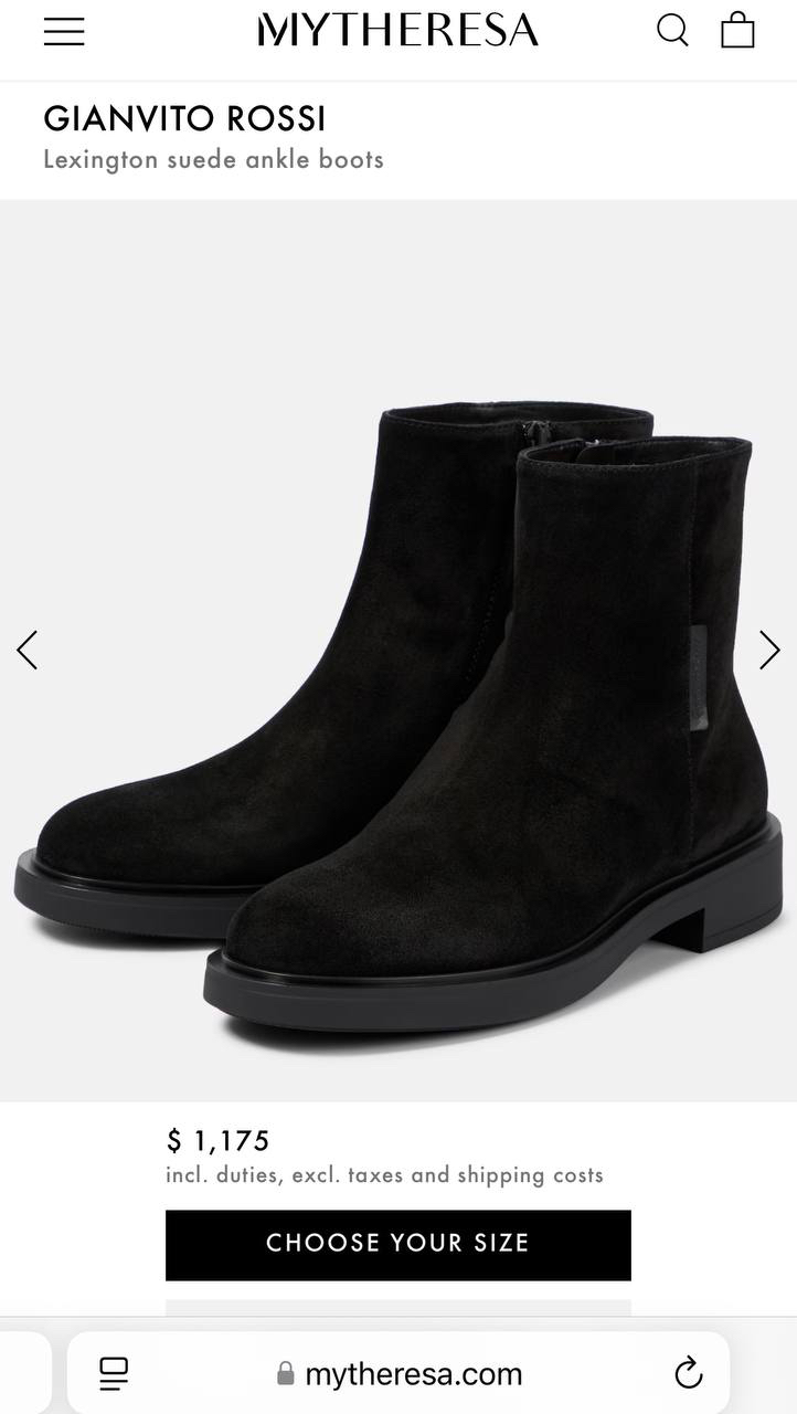 БОТИНКИ GIANVITO ROSSI детальное фото