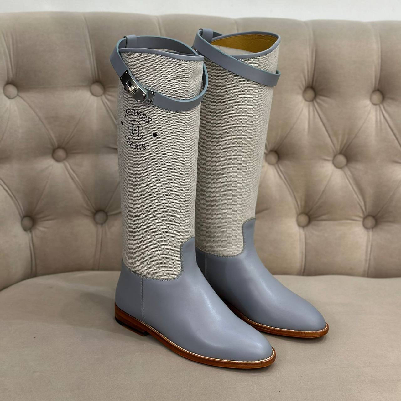 САПОГИ HERMES детальное фото