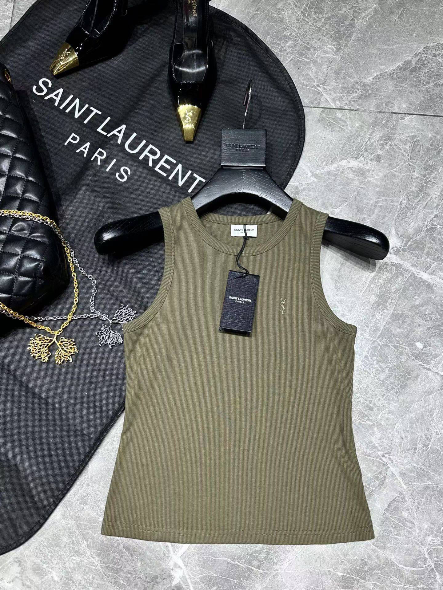 МАЙКА SAINT LAURENT детальное фото